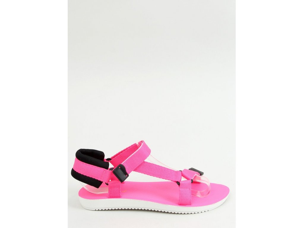 Sportovní sandály Lesley neonově růžové