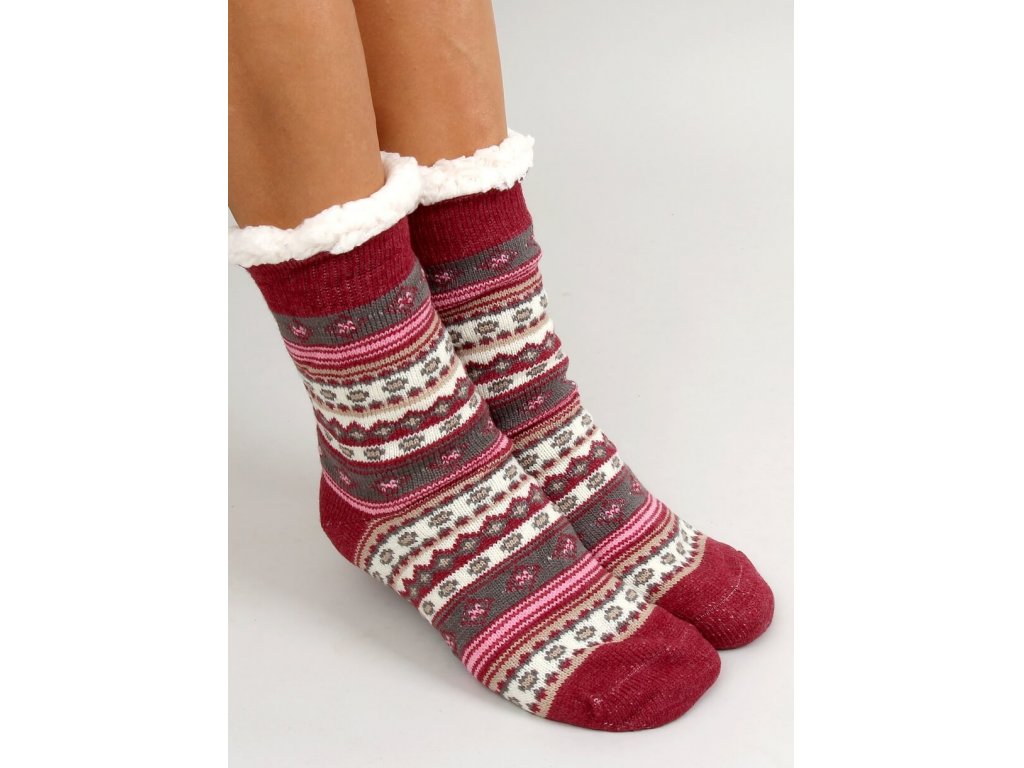 Teplé vánoční ponožky s beránkem Queen