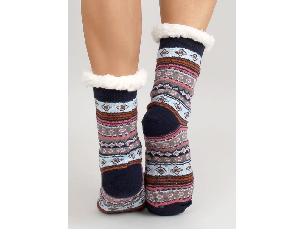 Teplé vánoční ponožky s beránkem Rachael