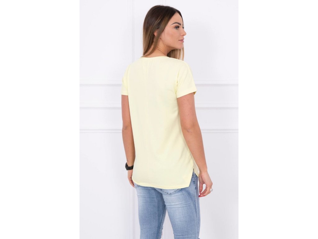 Tričko s labutěmi Lexy žluté