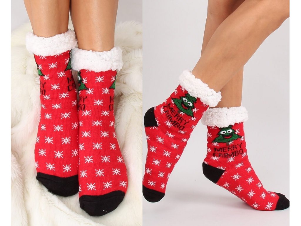 Vánoční ponožky s beránkem Evonne