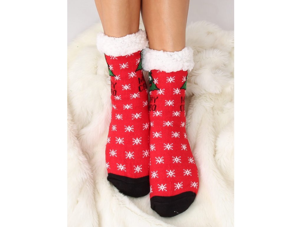 Vánoční ponožky s beránkem Evonne