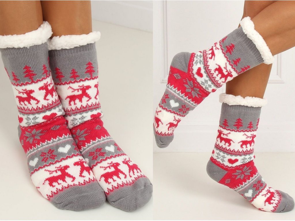 Vánoční ponožky s beránkem Mandy