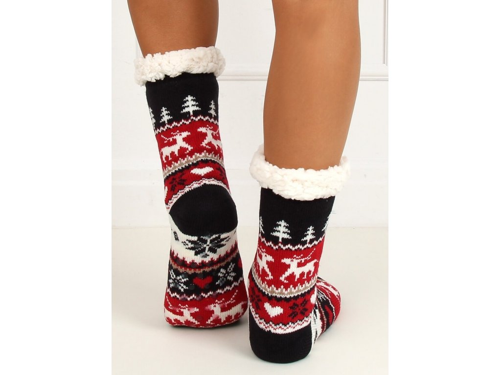 Vánoční ponožky s beránkem Peace