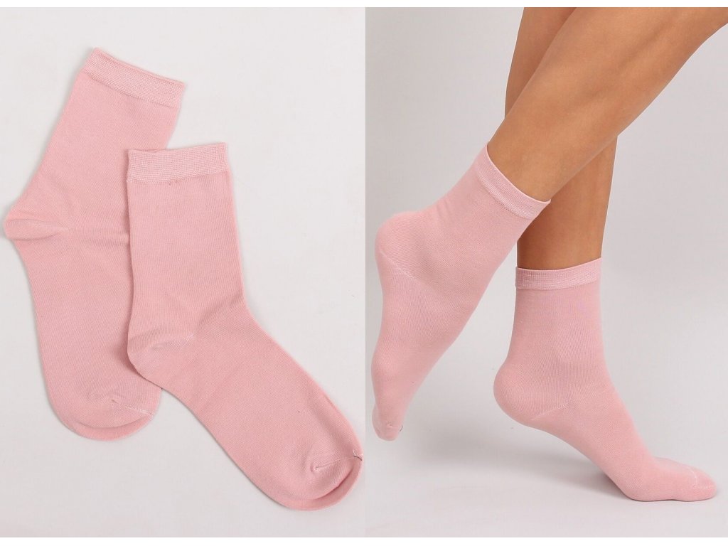 Vysoké ponožky Jezebel růžové