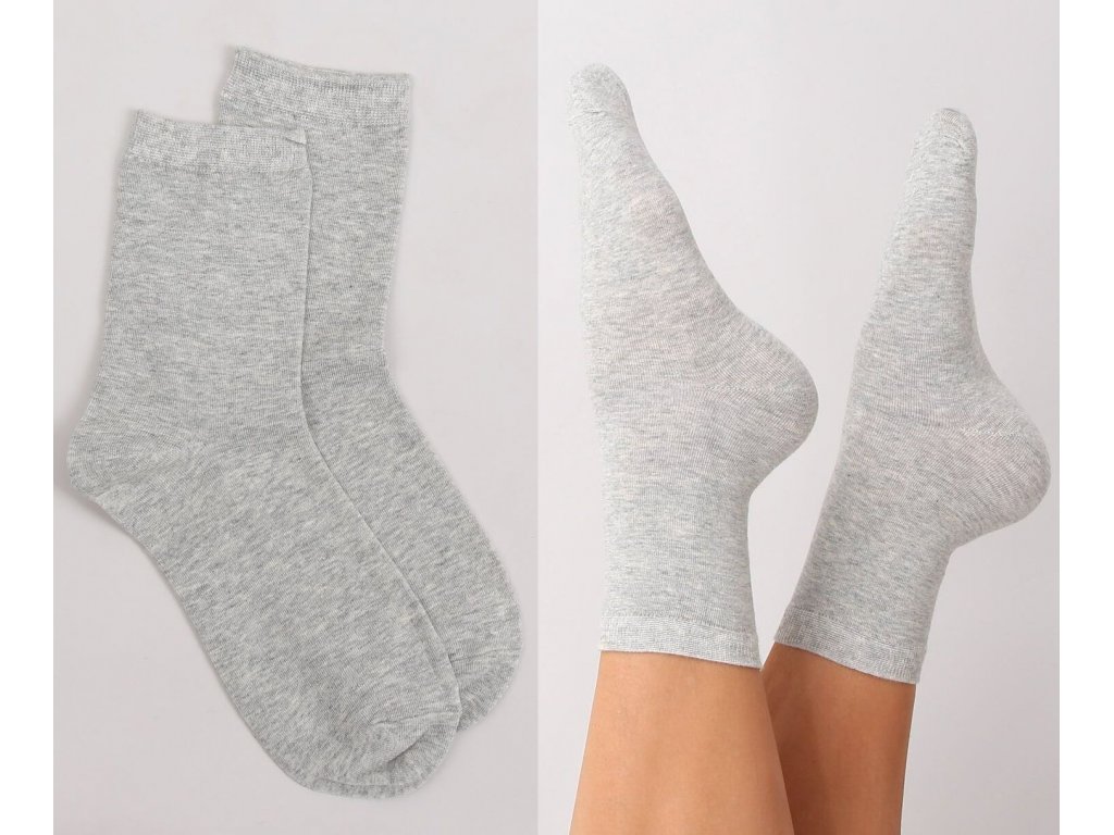 Vysoké ponožky Jezebel šedé