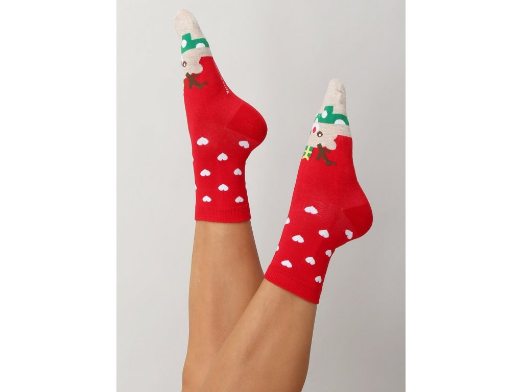 Vysoké vánoční ponožky Abigayle