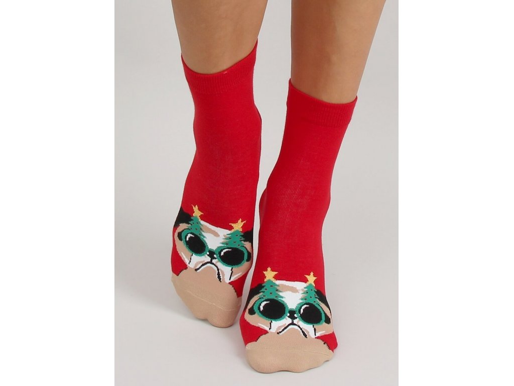 Vysoké vánoční ponožky Beverly