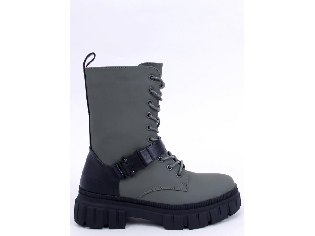 Workery s páskem Love khaki