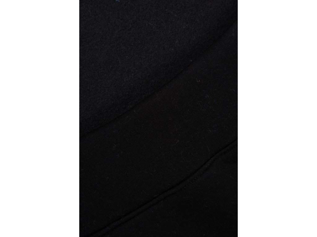 Zateplená oversize dlouhá mikina Chita černá