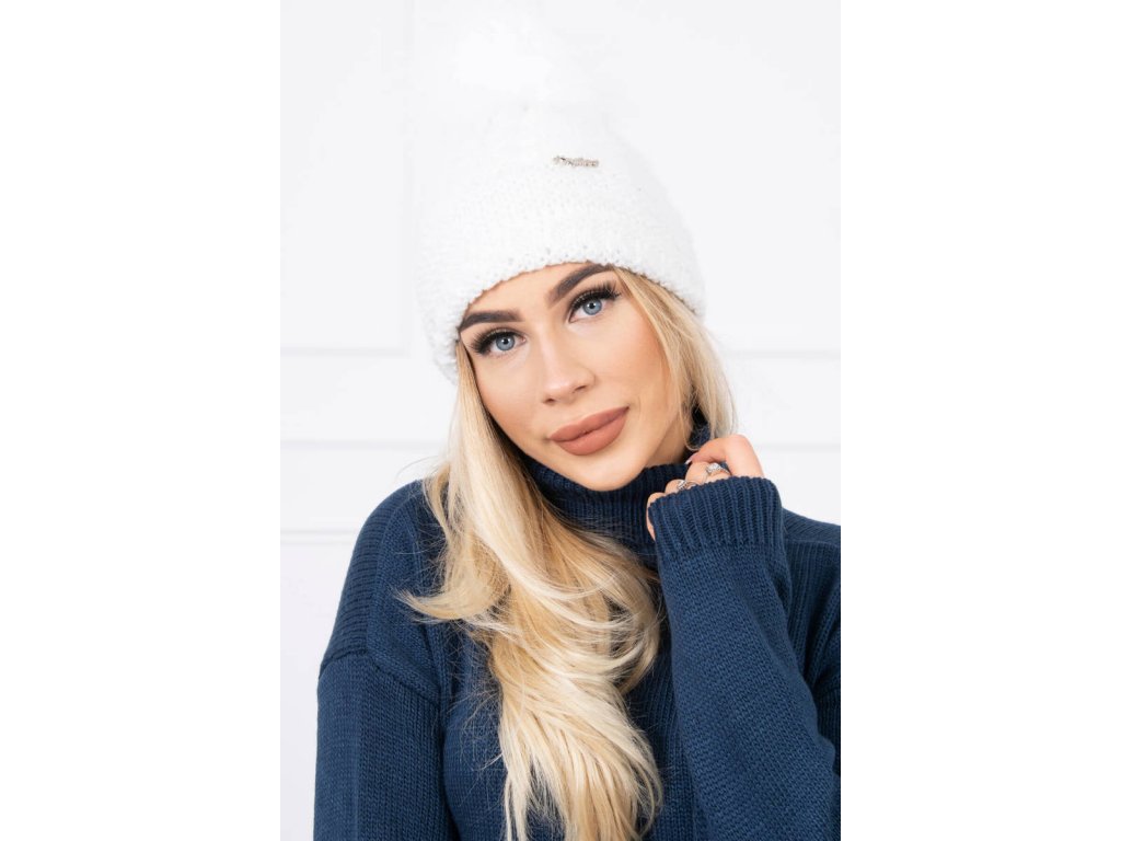 Zateplená zimní čepice Primrose bílá
