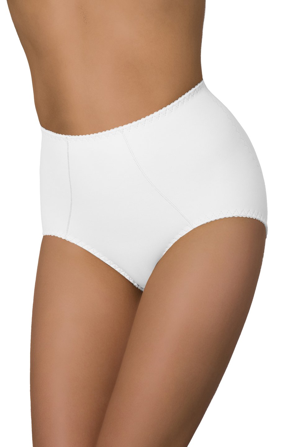 Stahovací hladké kalhotky Annetta bílé Velikost: XL