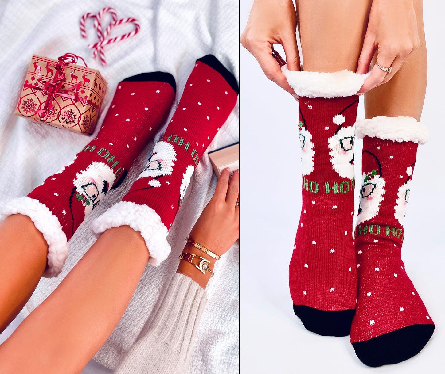 Vánoční ponožky s beránkem Dana Velikost: Univerzální