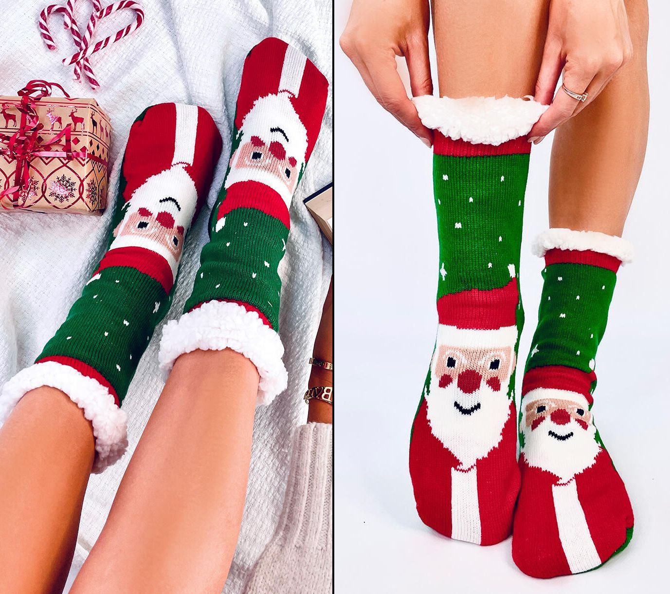 Vánoční ponožky s beránkem Vic Velikost: Univerzální