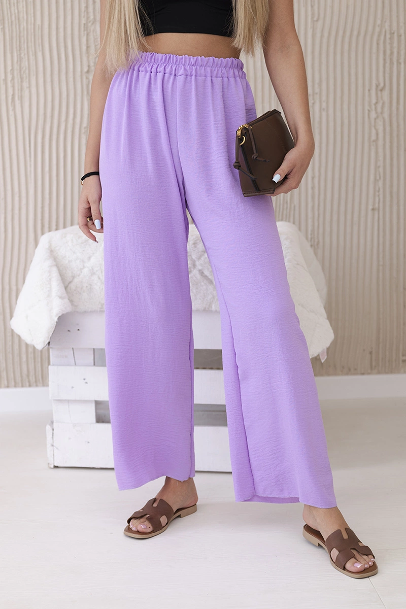 Volné kalhoty Antoinette fialové Velikost: Univerzální