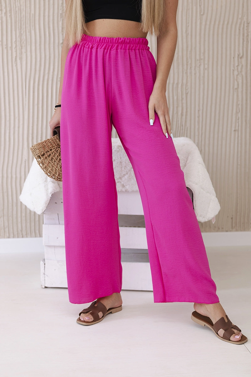 Volné kalhoty Antoinette růžové Velikost: Univerzální