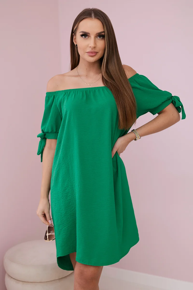 Volné letní šaty Hallie zelené Velikost: Univerzální