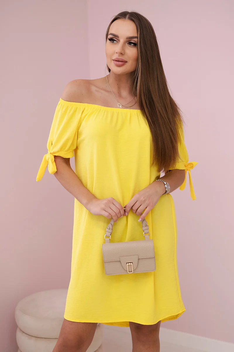 Volné letní šaty Hallie žluté Velikost: Univerzální