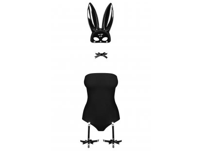 5dílná sada - kostýmek zajíčka Frannie černý