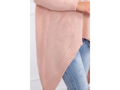 Asymetrický svetr Orianne pudrově růžový