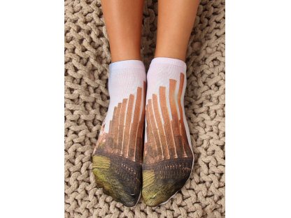 Barevné kotníkové ponožky Katey model 14