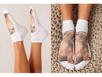 Barevné kotníkové ponožky Katey model 16