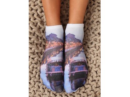 Barevné kotníkové ponožky Katey model 21