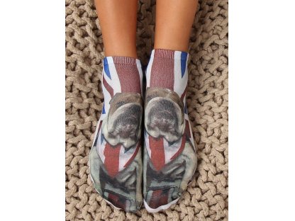 Barevné kotníkové ponožky Katey model 3