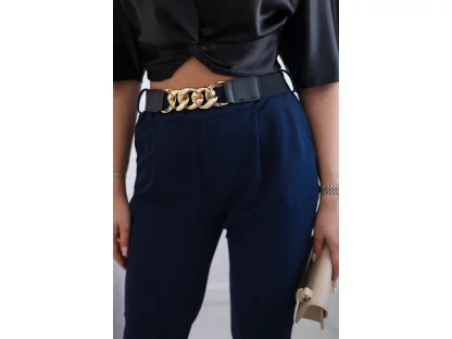 Capri kalhoty s páskem Kelsey námořnické