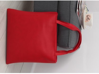 Dámská kabelka shopper bag Raschelle červená