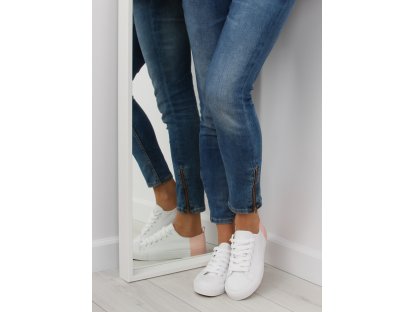 Dámské dvoubarevné tenisky Kym bílé/růžové