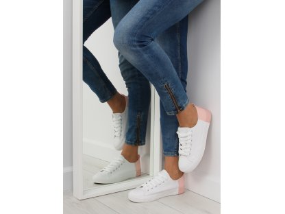 Dámské dvoubarevné tenisky Kym bílé/růžové