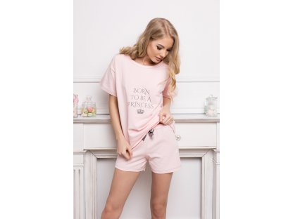 Dámské krátké pyžamo Sherrie růžové