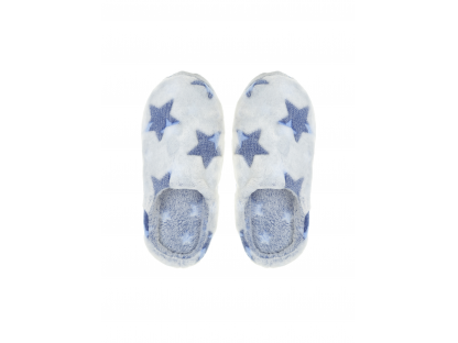 Dámské papuče s hvězdami Abia modré