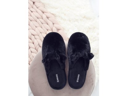 Dámské papuče s oušky Melissa černé