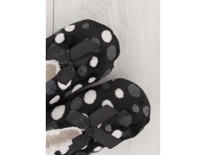 Dámské papuče s puntíky Tsipporah černé