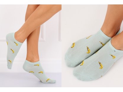 Dámské ponožky s banány Melanie mint