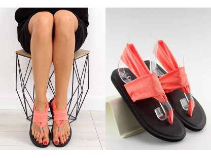Dámské sandály japonky Marlena oranžové