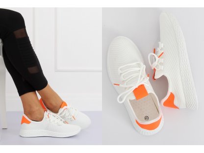 Dámské sportovní boty Leigh bílé/oranžové