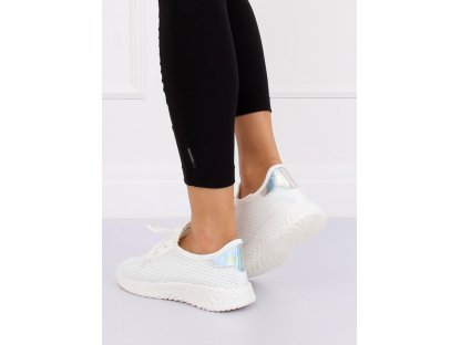 Dámské sportovní boty s hologramem Delicia bílé