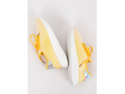 Dámské sportovní boty s hologramem Delicia žluté