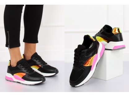 Dámské sportovní boty s hologramem Rika černé