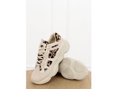 Dámské sportovní leopardí boty Kierra béžové