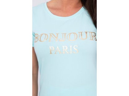 Dámské tričko BONJOUR PARIS Reene mint