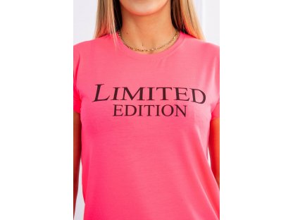 Dámské tričko LIMITED EDITION Abihail neonově růžové