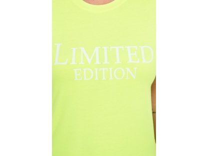 Dámské tričko LIMITED EDITION Abihail neonově žluté
