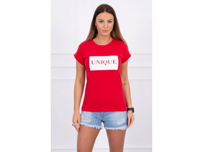 Dámské tričko UNIQUE Ferne červené