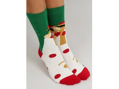 Dámské vysoké vánoční ponožky Lorin