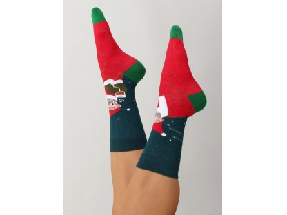 Dámské vysoké vánoční ponožky Rosamond