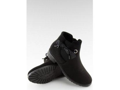 Dámské zateplené kotníkové boty Brenna černé